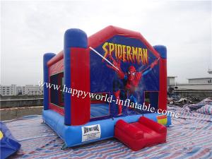 China inflatable spider man bouncy castle , spiderman trampoline , spiderman bounce house factory