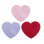 Heart Shaped Silicone Makeup Mat Suction Cup Brush Cleaning Pad