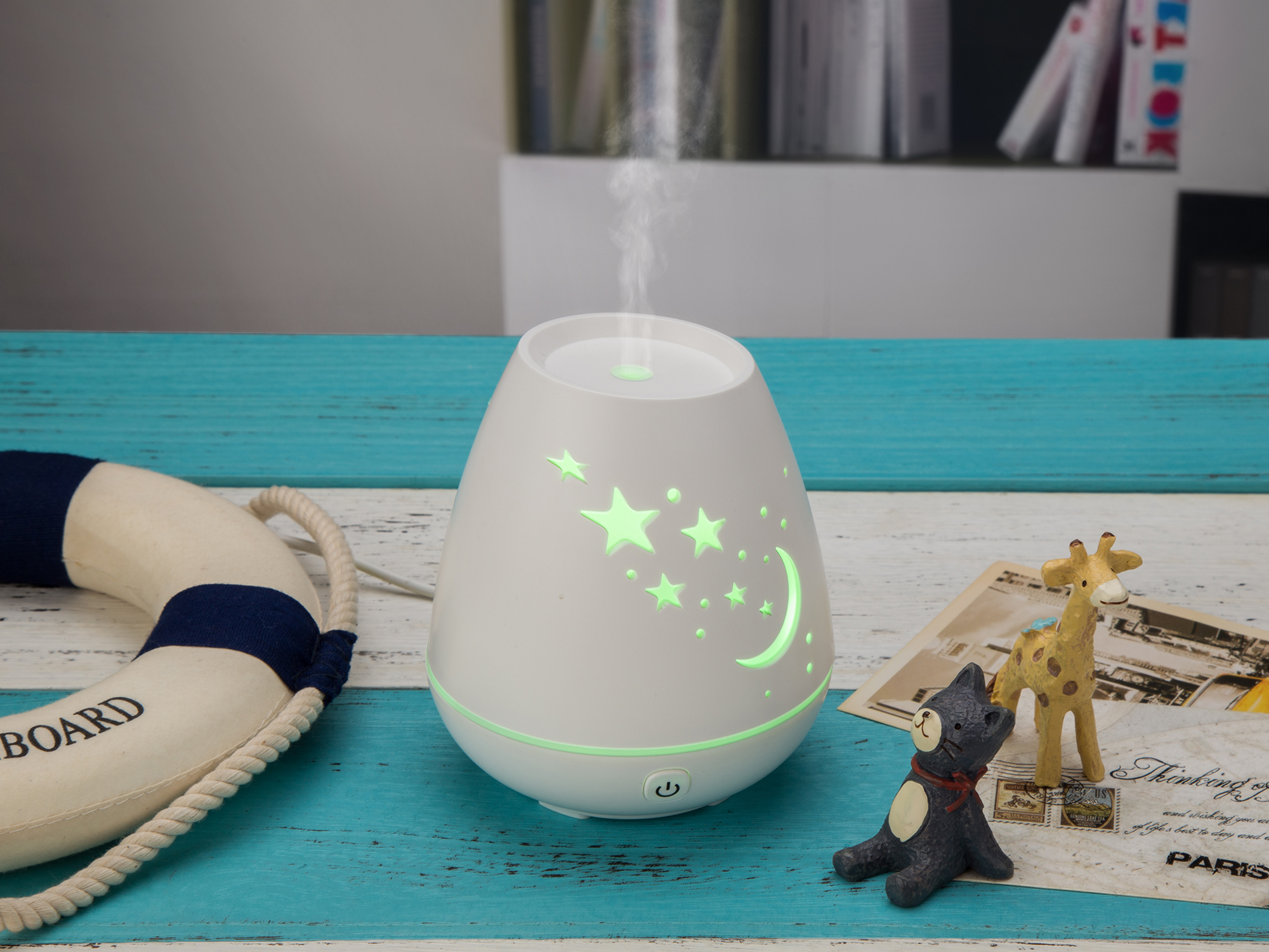 Ultrasonic Cool Mist 70ml Mini USB Air Humidifier Water Drop Shaped