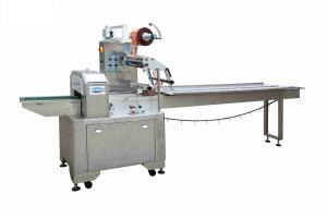 China Biscuit Cookies Automatic Nitrogen Mini Flow Pack Machine With Trays factory