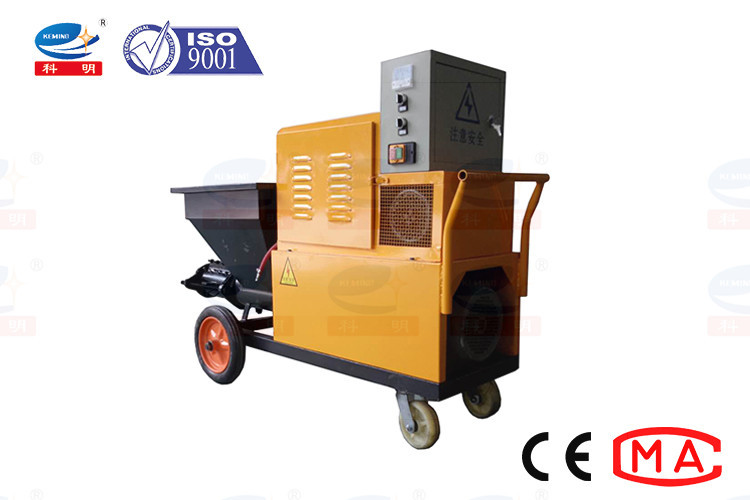 Flexible Cement Stucco Gypsum Spray Machine Fireproofing High Pressure