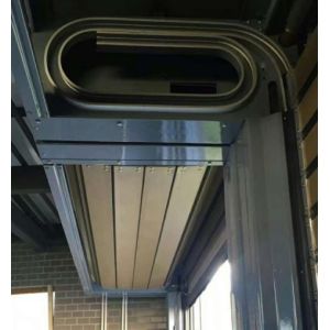 Wind Resistance Aluminum Rigid Smooth Operations with High Speed Spiral Door -