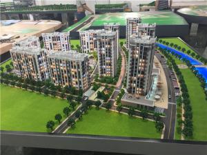 China House Architectural Model Building For Residence With Internal Light 2.1 * 2.1M factory