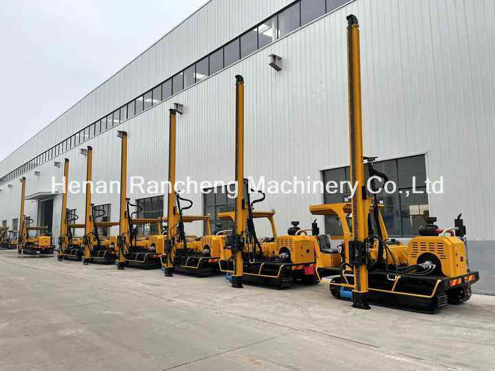Professional High Leg Steel Track Solar Pile Driver Photovoltaic Solar Pile Driver