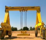 Mobile Tyre Hoist A Frame Portable Gantry Crane 0 - 50t