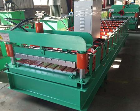 910 Type Wall Sheet Roll Forming Machine 380v 50hz 3 Phase 7-12m/Min Working