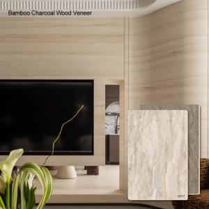 China New Design 1220*2440*5/8mm Waterproof And Flame Retardant Bendable Bamboo Charcoal Wood Veneer PVC Eco-Friendly Wholesale Customization Wood Veneer factory