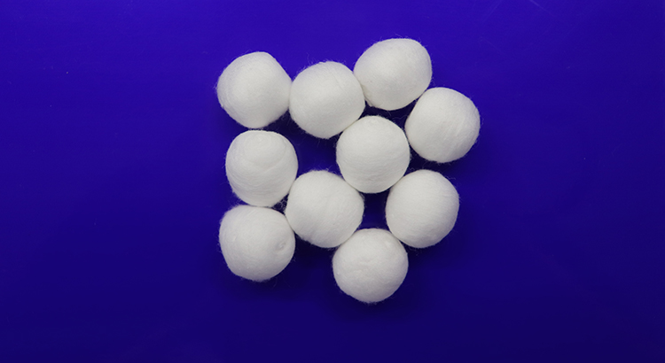Small Medical Cotton Balls Round Shaped Environmentally Friendly Non Toxic