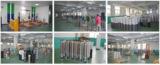 Automatic Bollard System 600mm Interception Height Lift Assist Bollards