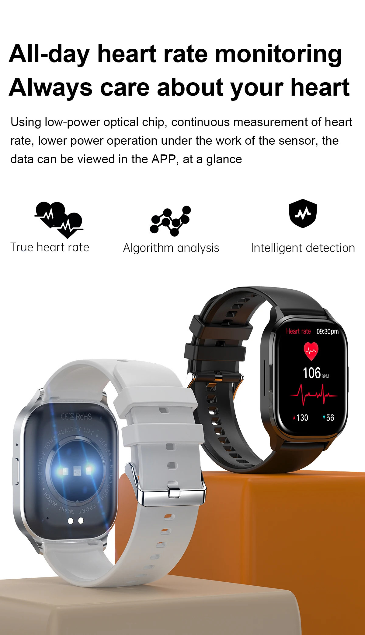 NFC Amoled Screen Health Monitor Smart Watch HK21 Waterproof Customized