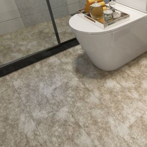 Modern Design LVT Plank Plastic Tile Click SPC Flooring for Bathroom Upgrade