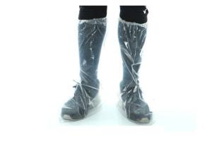 China Elastic Cuff Surgical Shoe Covers , Disposable Shoe Protectors Slip Resistant factory