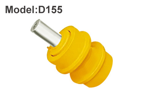 D155 Excavator Top Roller close-up view