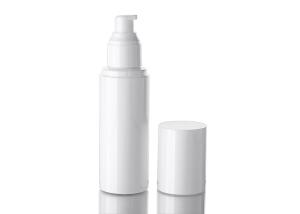 China White 100ml Plastic Cosmetic Packaging Bottle With Cap factory