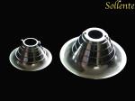 Vacuum Plating 110mm 45 Degree LED Reflector Cup For COB Light