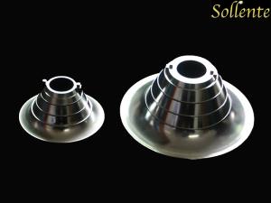China Vacuum Plating 110mm 45 Degree LED Reflector Cup For COB Light factory