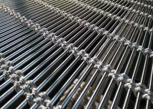 China External SUS 304 316 Decorative Woven Wire Mesh Curtain Wall ISO9002 factory