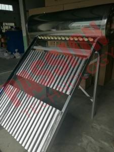 China Closed Loop Solar Water Heater Heat Pipe , Thermal Hot Water Heater 200 Liter Reflector factory