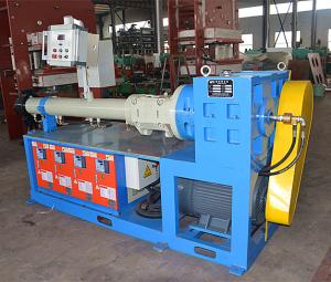 China Silicone Rubber Cold Feed Rubber Extruder Machine factory