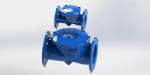 Back Flow Swing Flex Check Valve , Water Flow Valve With Nylon Reinforcement