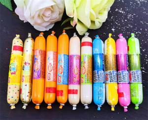 China Food Grade OEM Design Plastic Sausage Casing For Sausages factory