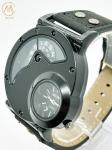 Creative Design Quartz Watch With Durable Denim Leather Strap For Teenagers