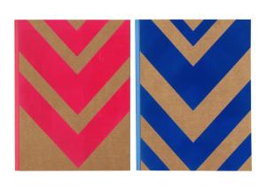 China Hardcover Custom Journal Printing Flocking Kraft Paper Sewing Glued Binding factory