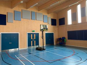 China Sport Hall Fabric Wrapped Acoustic Panels Insulation Sound Absorbing Wall Fiberglass Board factory