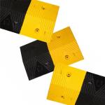Flexible Installation Rubber Speed Bumps For Parking Lots and Crosswalks
