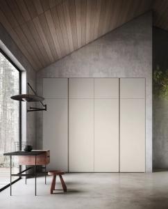 China Custom White Wardrobe Personalized PET Built-in Wardrobe Closet factory