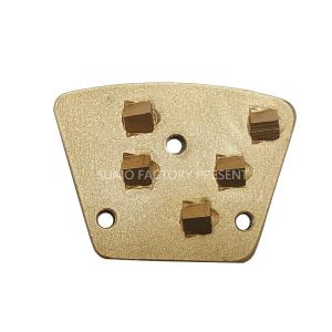 China CPS Trapezoid 5 PCD Magnetic Connection Diamond Grinding Shoes non-threaded factory