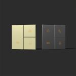 Champagne 4 Button Modbus Wall Switch For Hotel / Home / Villa