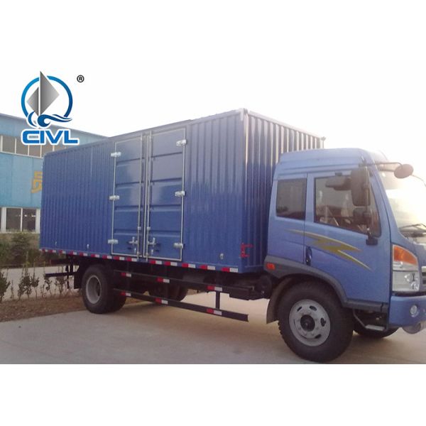 New Sinotruk Howo 4x2 5 Ton Light Cargo Van Box Truck 6 wheeler 5 8 10 tons cargo truck