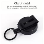 Versatile Deyi Badge Reel Office Belt Clip Key Ring for Name Card Keychain 6831