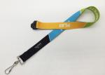 Fashionable Screen Printed Lanyards / Event Staff Lanyards With Customized Logo