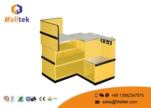 China Retail Shop Metal Supermarket Checkout Counter Convenience Store Checkout Counter factory