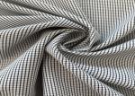 Square Plaid Durable Outdoor Fabric With Weft Stretch Yarn For Outdoor Clothing