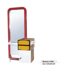 China mirror table /hair salon mirror J-008 factory