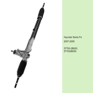 China Left Hand Drive Power Steering Gear Rack for Hyundai Santa Fe 2006-2009 Model Year with OE NO. 57700-2B000 and 1 Year Warranty on sale