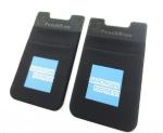 Fashion Black Kangaroo Mobile Phone Pouch Card Holder, Debossed Logo,For