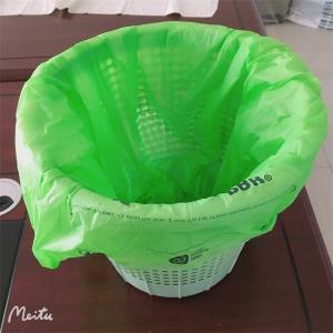 China Custom Green Biodegradable Trash Bags factory