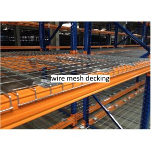 China Strong Galvanized Wire Decking 900mm-1100mm Depth Pallet Racking Wire Decking factory
