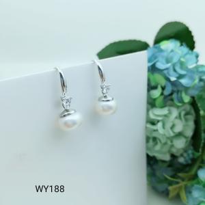 China 2018 New latest design of pearl earrings fashion pearl earrings YW188 factory