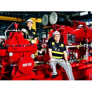 China Fire Pump Set Diesel Engine Fire Pump Driver with 130-1005 Gallons Fuel Tank Capacity and 1500 GPM Flow Rate on sale