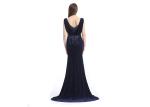 Deep V Neck Long Sequined Pretty Prom Dresses Europe Style Evening Dress