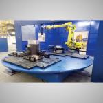 Customized Robotic Tube Grinding Machine For Flanges Tees Pipe Fittings