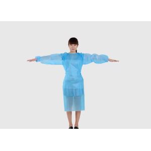 China Light Weight 30g Disposable Isolation Gowns Environmentally Friendly Non - Toxic on sale