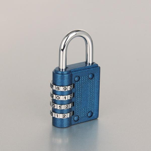 China 4 Digit Weatherproof Resettable Combination Padlock Multi Color For Travel Suitcase factory