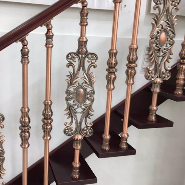 1000mm Height Transparent Acrylic Stair Railing Luxury Aluminium Handrails For