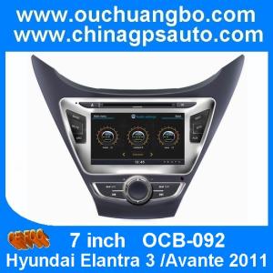China Ouchuangbo S100 Platform for Hyundai Elantra 3 /Avante 2011 with Car Audio Stereo GPS Navigation OCB-092 factory
